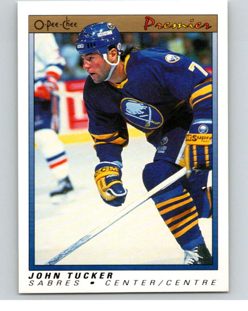 1990-91 OPC Premier #122 John Tucker   V65494 Image 1
