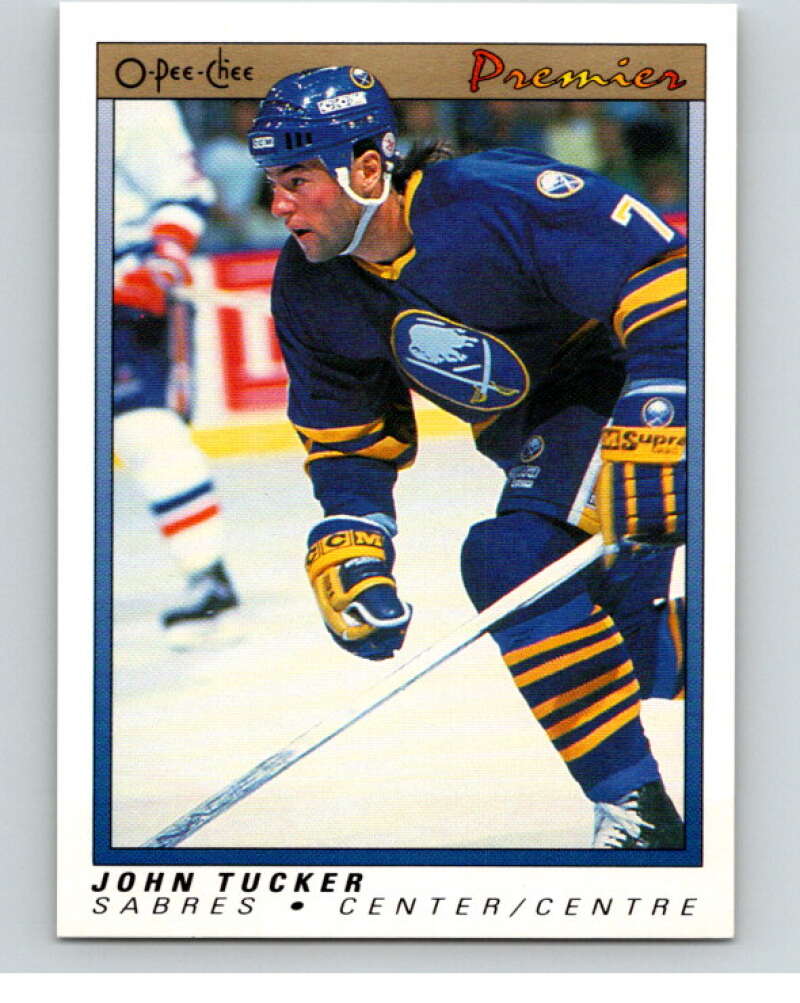 1990-91 OPC Premier #122 John Tucker   V65495 Image 1