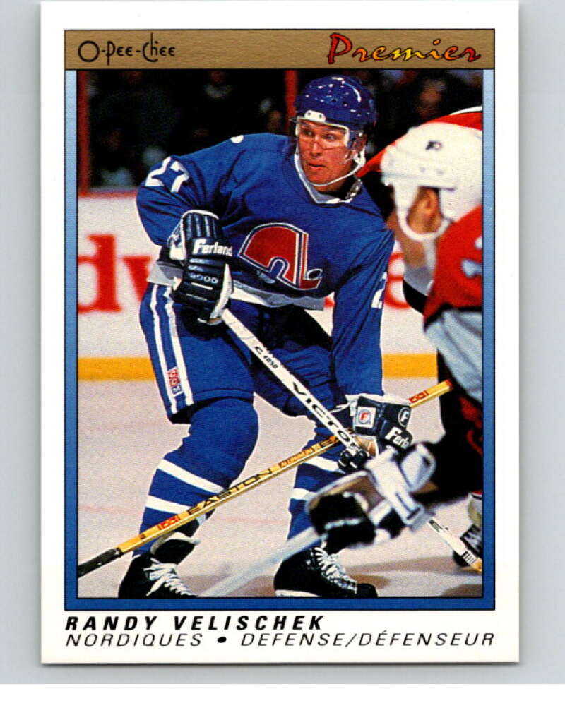1990-91 OPC Premier #125 Randy Velischek   V65499 Image 1