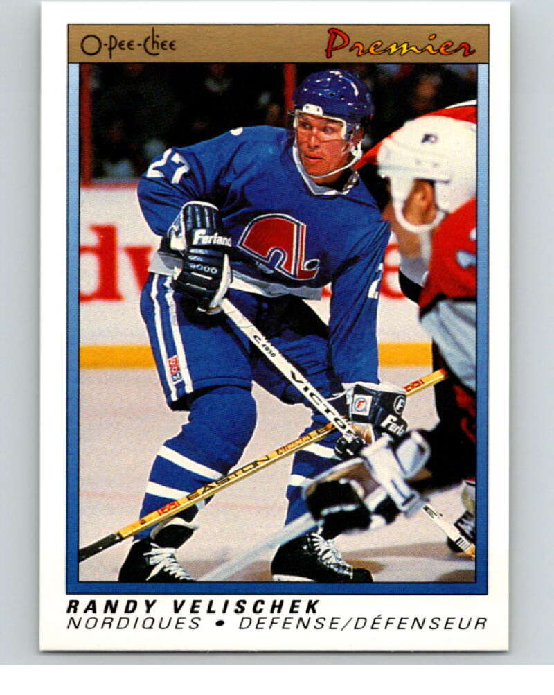 1990-91 OPC Premier #125 Randy Velischek   V65500 Image 1