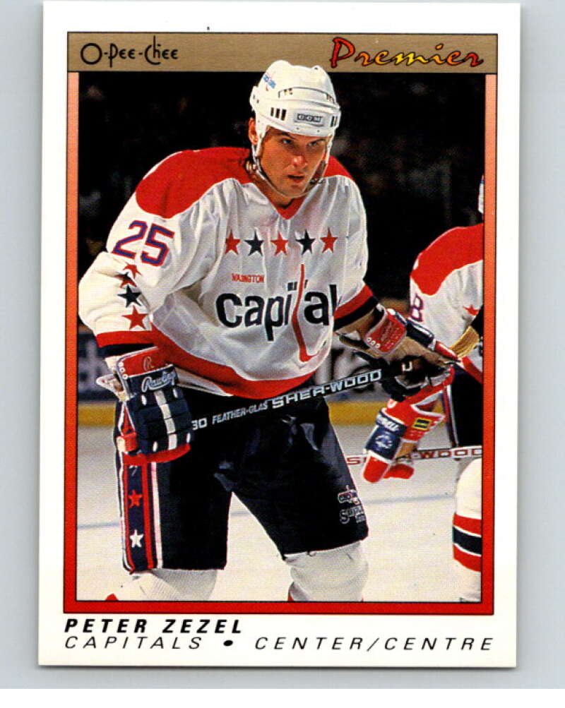 1990-91 OPC Premier #131 Peter Zezel   V65518 Image 1
