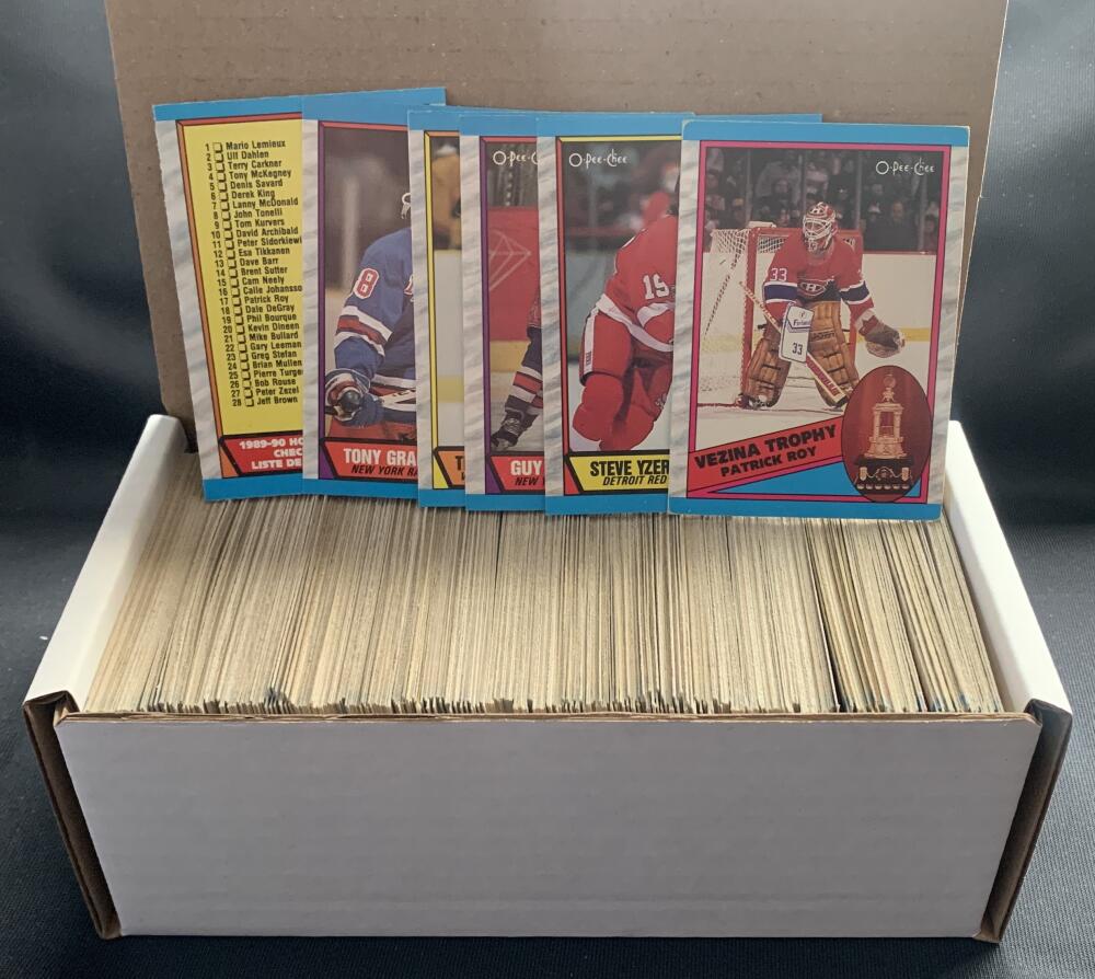 1989-90 O-Pee-Chee Hockey Trading Cards - Box Over 400 cards! - Lot #2 Image 1