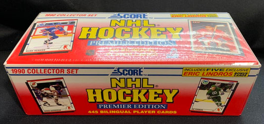 1990-91 Score Bilingual Hockey Collector Sealed Factory Set  - 445 Player Cards Image 1