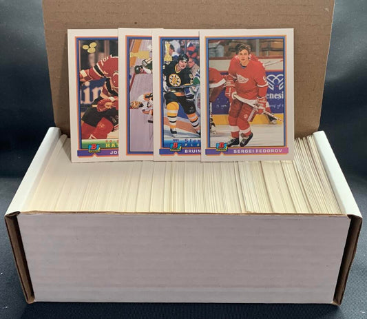 1991-92 Bowman Hockey Trading Cards - Box Over 440 cards! - Lot #3 Image 1