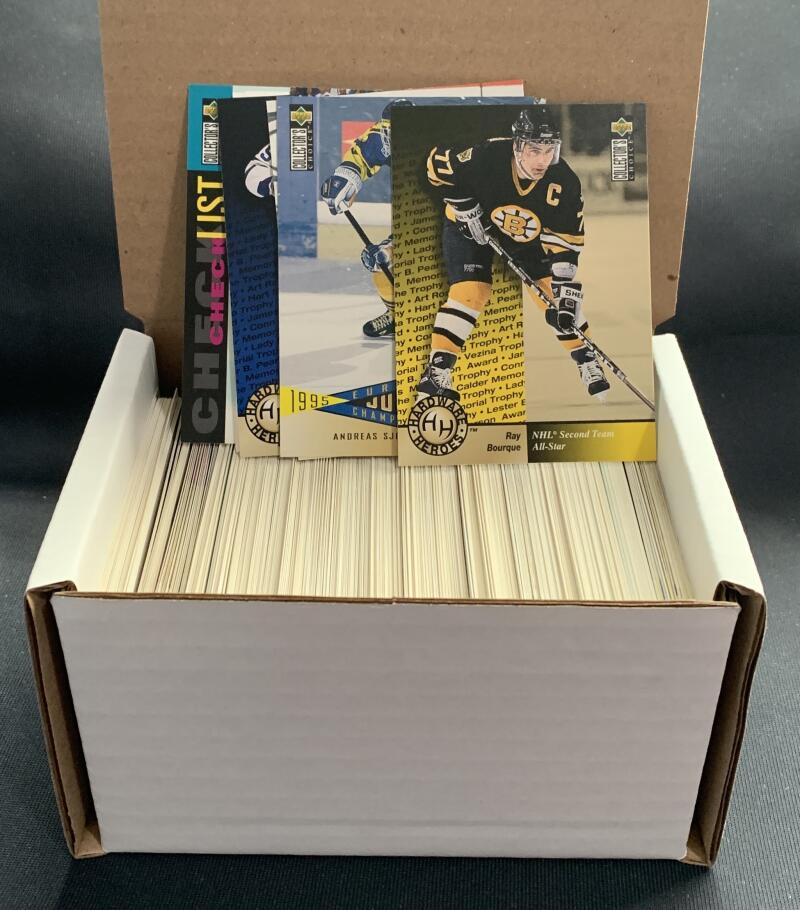 1995-96 Collector's Choice Hockey Trading Cards - Box Over 340 cards! - Lot #1 Image 1