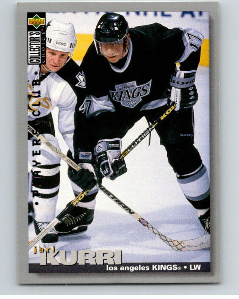 1995-96 Collector's Choice Player's Club #16 Jari Kurri Kings  V65523 Image 1