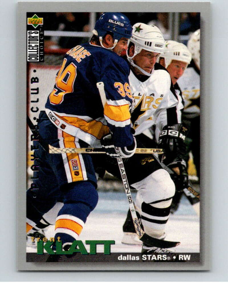 1995-96 Collector's Choice Player's Club #36 Trent Klatt  Dallas Stars  V65528 Image 1