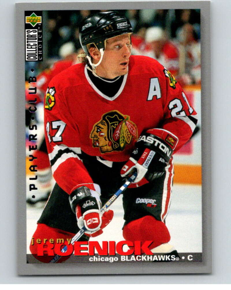 1995-96 Collector's Choice Player's Club #85 Jeremy Roenick Chicago  V65538 Image 1