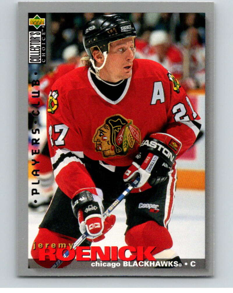 1995-96 Collector's Choice Player's Club #85 Jeremy Roenick Chicago  V65539 Image 1