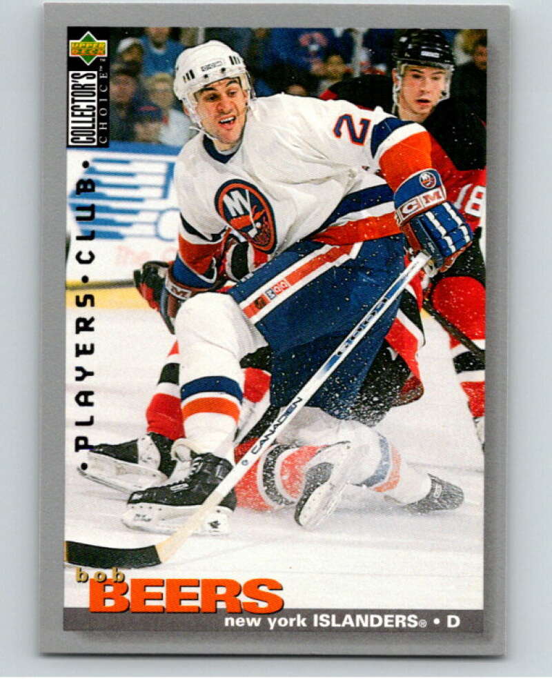 1995-96 Collector's Choice Player's Club #107 Bob Beers Islanders  V65544 Image 1