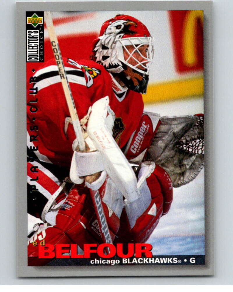 1995-96 Collector's Choice Player's Club #109 Ed Belfour Blackhawks  V65545 Image 1