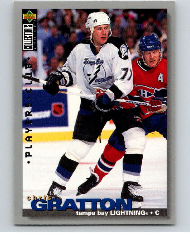 1995-96 Collector's Choice Player's Club #140 Chris Gratton Lightning  V65552 Image 1