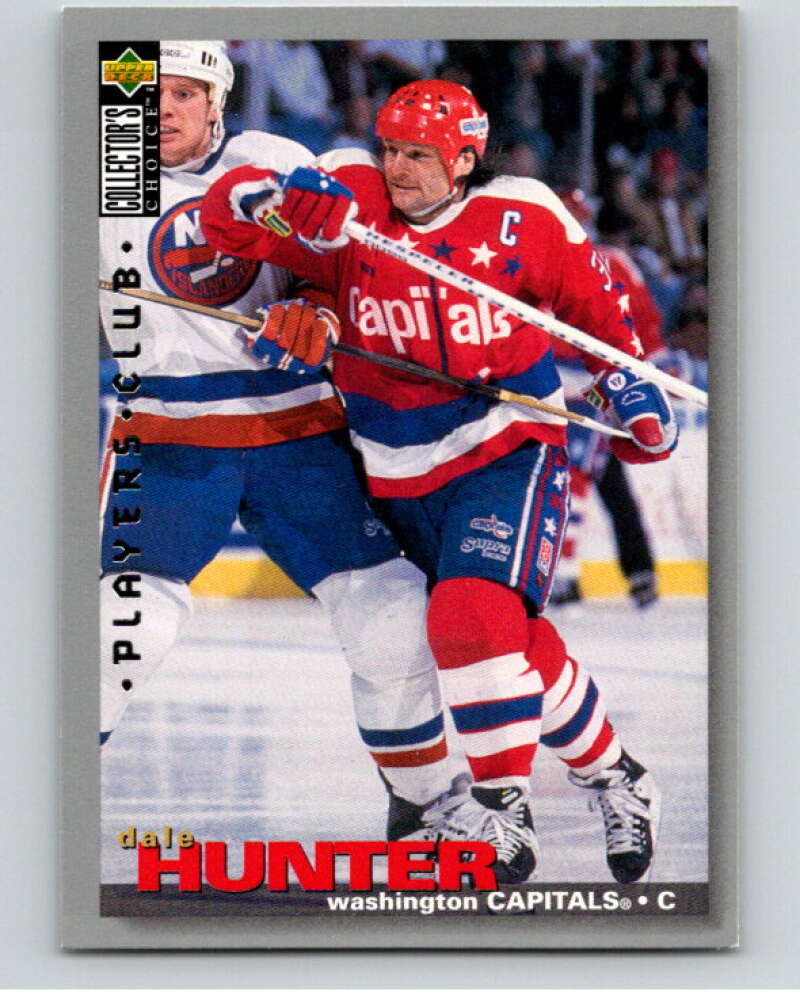 1995-96 Collector's Choice Player's Club #155 Dale Hunter Capitals  V65555 Image 1