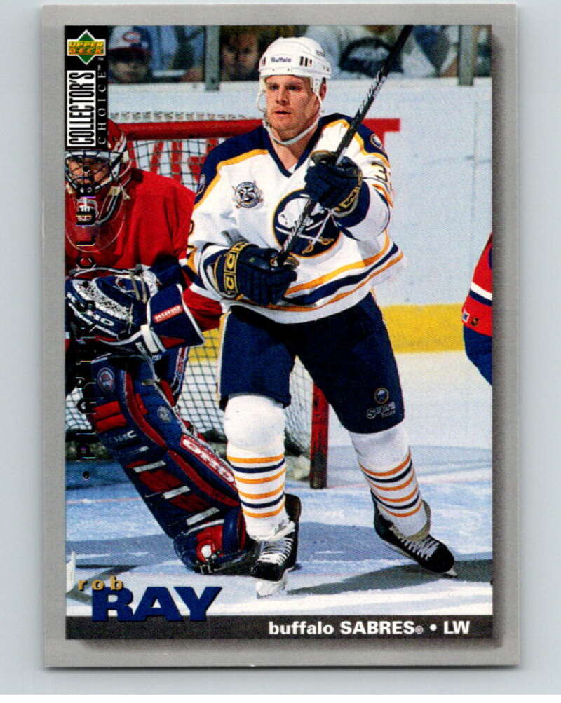 1995-96 Collector's Choice Player's Club #198 Rob Ray  Buffalo Sabres  V65562 Image 1