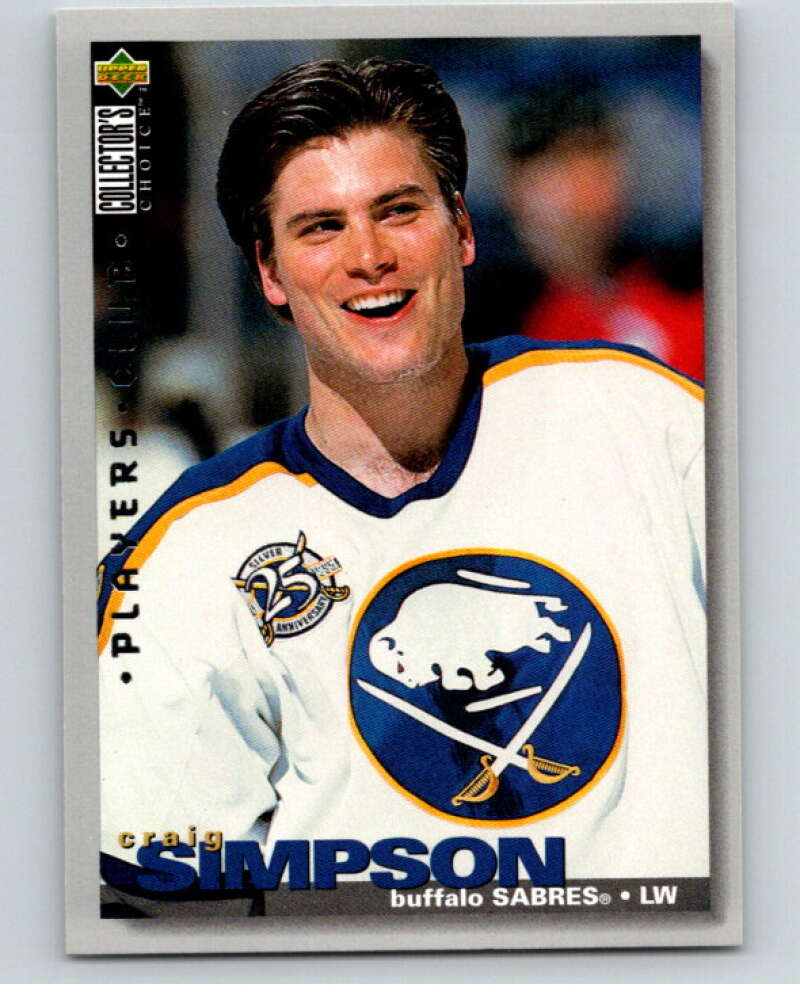 1995-96 Collector's Choice Player's Club #231 Craig Simpson Sabres  V65565 Image 1