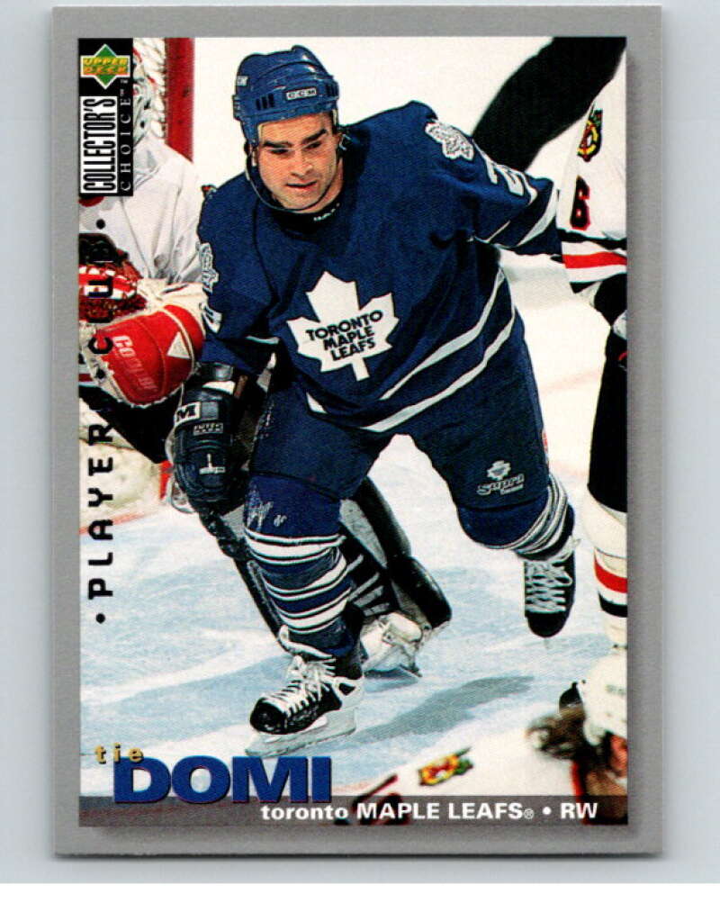 1995-96 Collector's Choice Player's Club #242 Tie Domi Maple Leafs  V65568 Image 1