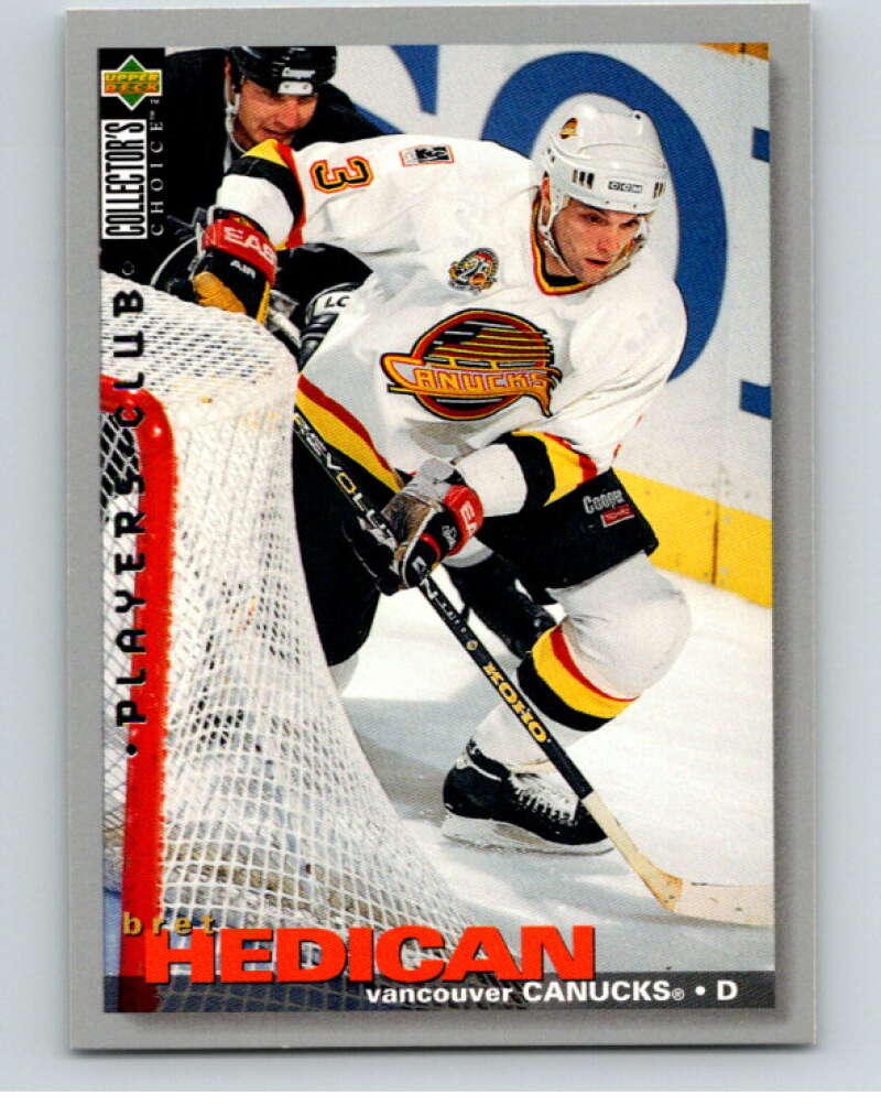 1995-96 Collector's Choice Player's Club #255 Bret Hedican Canucks  V65569 Image 1