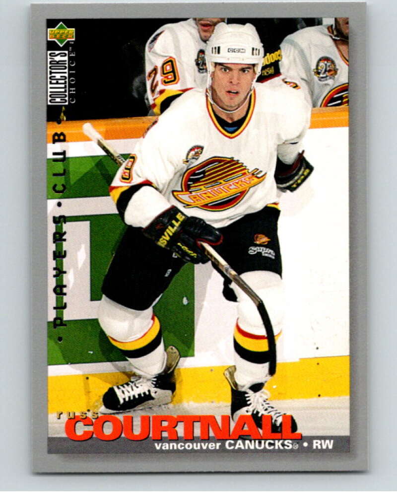 1995-96 Collector's Choice Player's Club #267 Russ Courtnall Canucks  V65573 Image 1