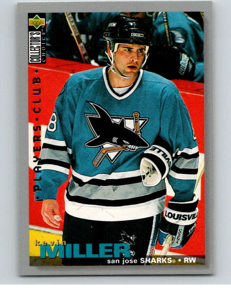 1995-96 Collector's Choice Player's Club #275 Kevin Miller Sharks  V65578 Image 1