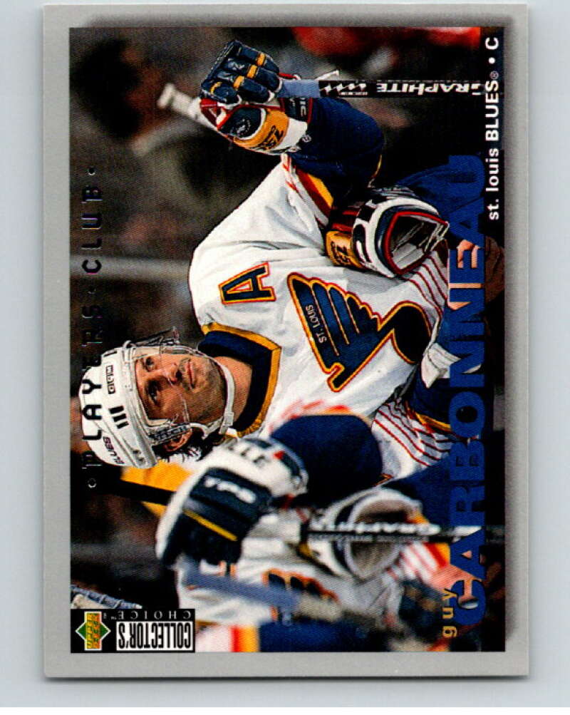1995-96 Collector's Choice Player's Club #302 Guy Carbonneau   V65581 Image 1