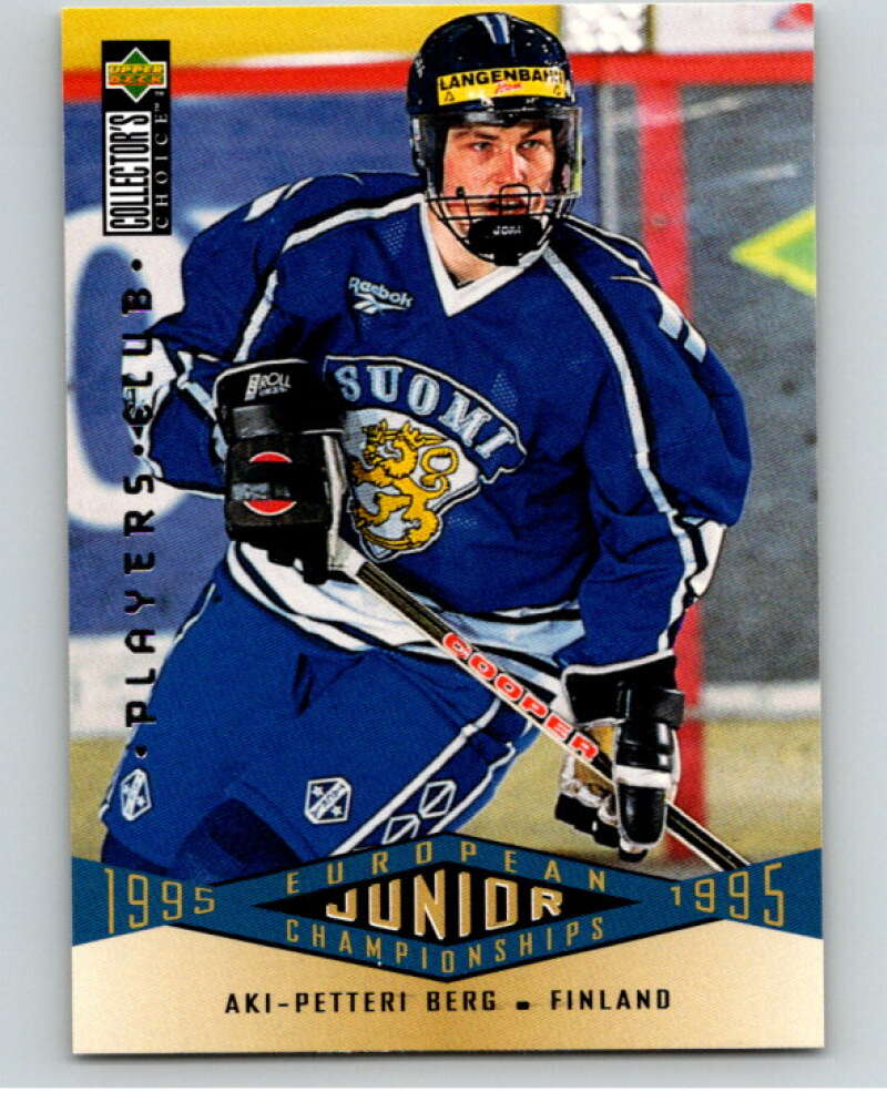 1995-96 Collector's Choice Player's Club #337 Aki Berg Kings  V65588 Image 1