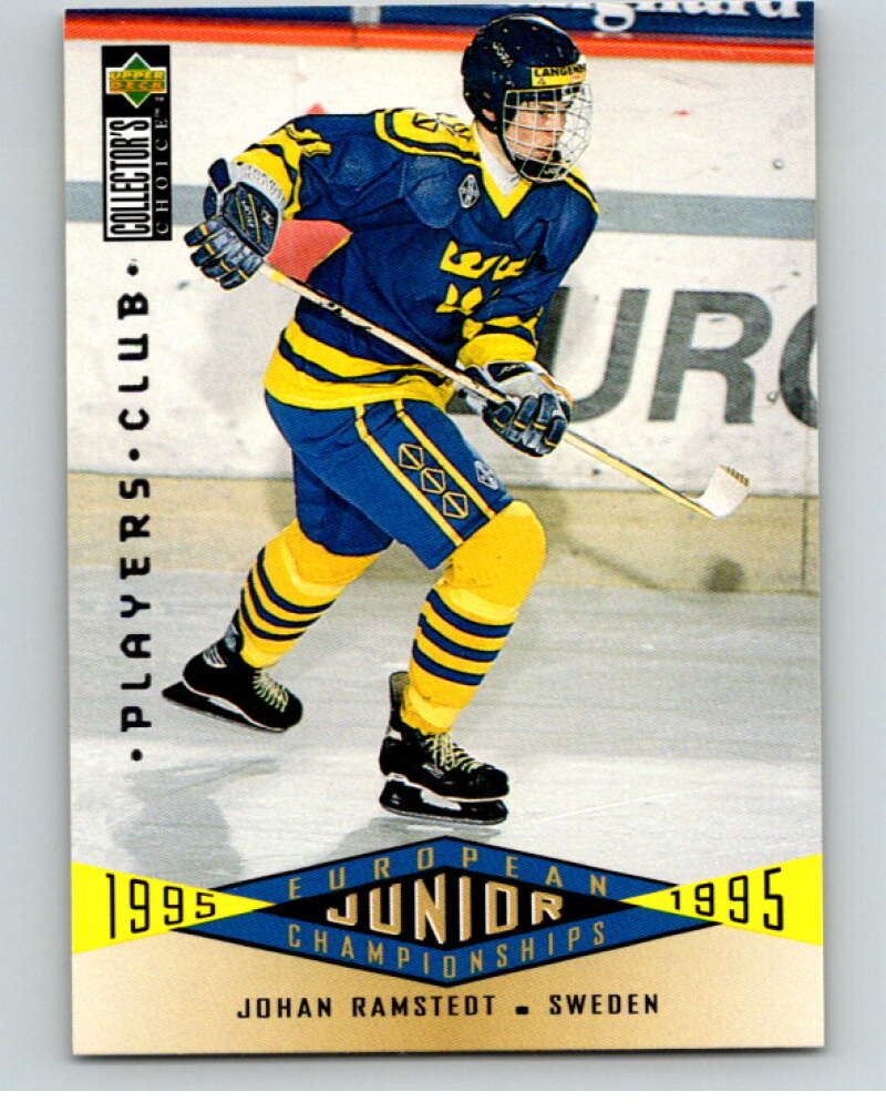 1995-96 Collector's Choice Player's Club #341 Johan Ramstedt   V65589 Image 1
