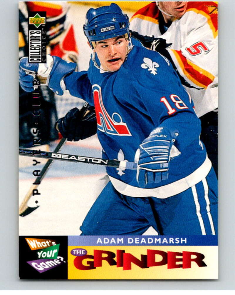 1995-96 Collector's Choice Player's Club #360 Adam Deadmarsh   V65590 Image 1