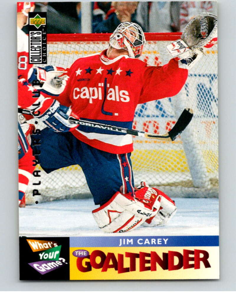 1995-96 Collector's Choice Player's Club #369 Jim Carey Capitals  V65591 Image 1