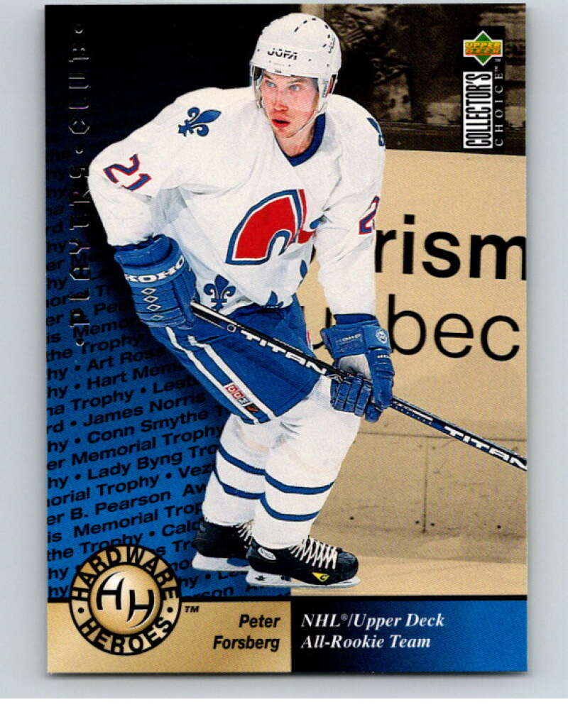 1995-96 Collector's Choice Player's Club #371 Peter Forsberg   V65592 Image 1
