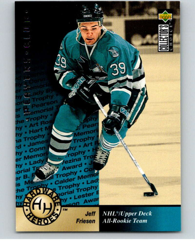 1995-96 Collector's Choice Player's Club #372 Jeff Friesen Sharks  V65593 Image 1