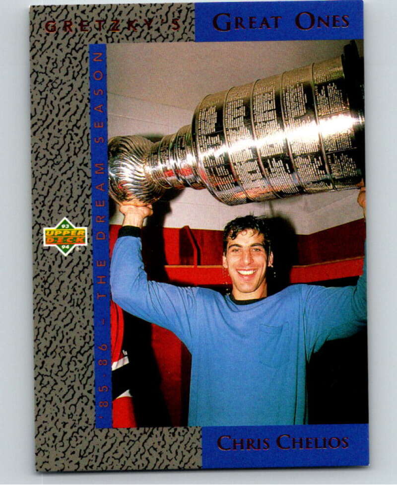 1993-94 Upper Deck Gretzky's Great Ones #GG2 Chris Chelios   V65601 Image 1