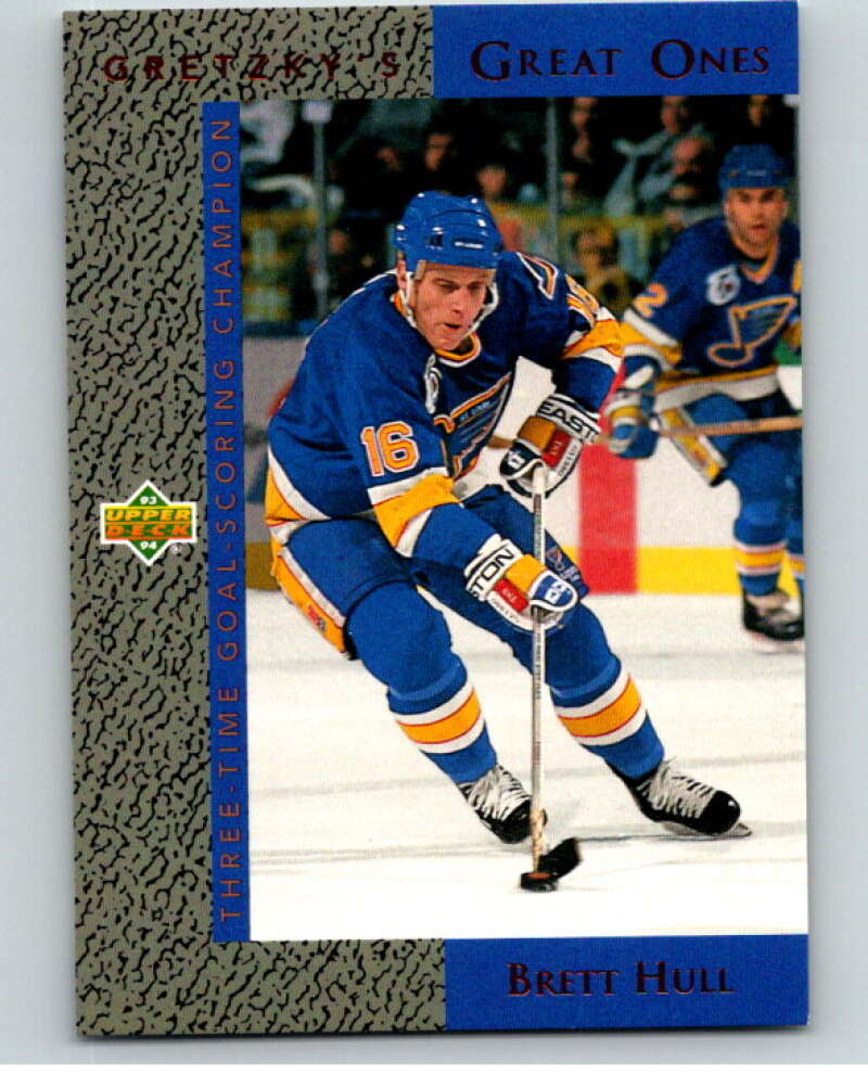 1993-94 Upper Deck Gretzky's Great Ones #GG3 Brett Hull   V65603 Image 1