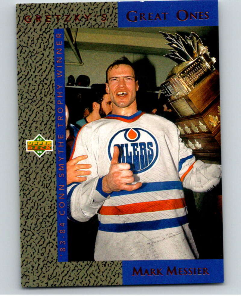 1993-94 Upper Deck Gretzky's Great Ones #GG5 Mark Messier   V65604 Image 1
