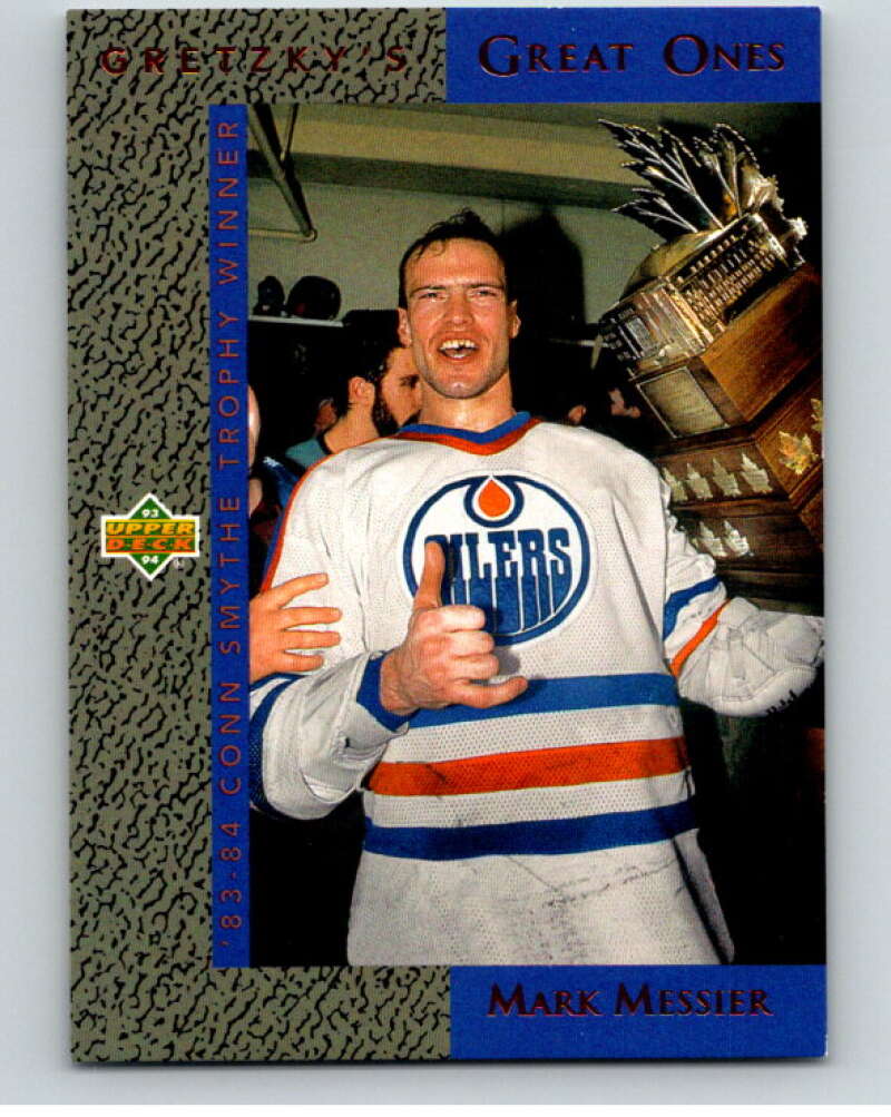 1993-94 Upper Deck Gretzky's Great Ones #GG5 Mark Messier   V65605 Image 1