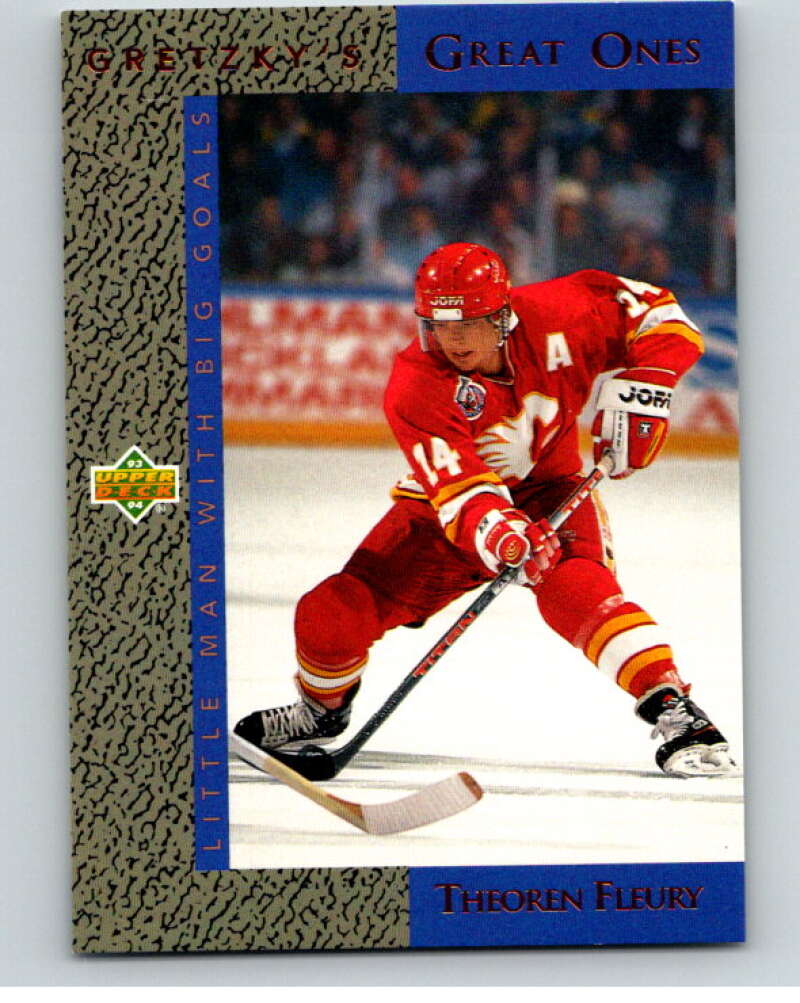 1993-94 Upper Deck Gretzky's Great Ones #GG7 Theo Fleury   V65609 Image 1