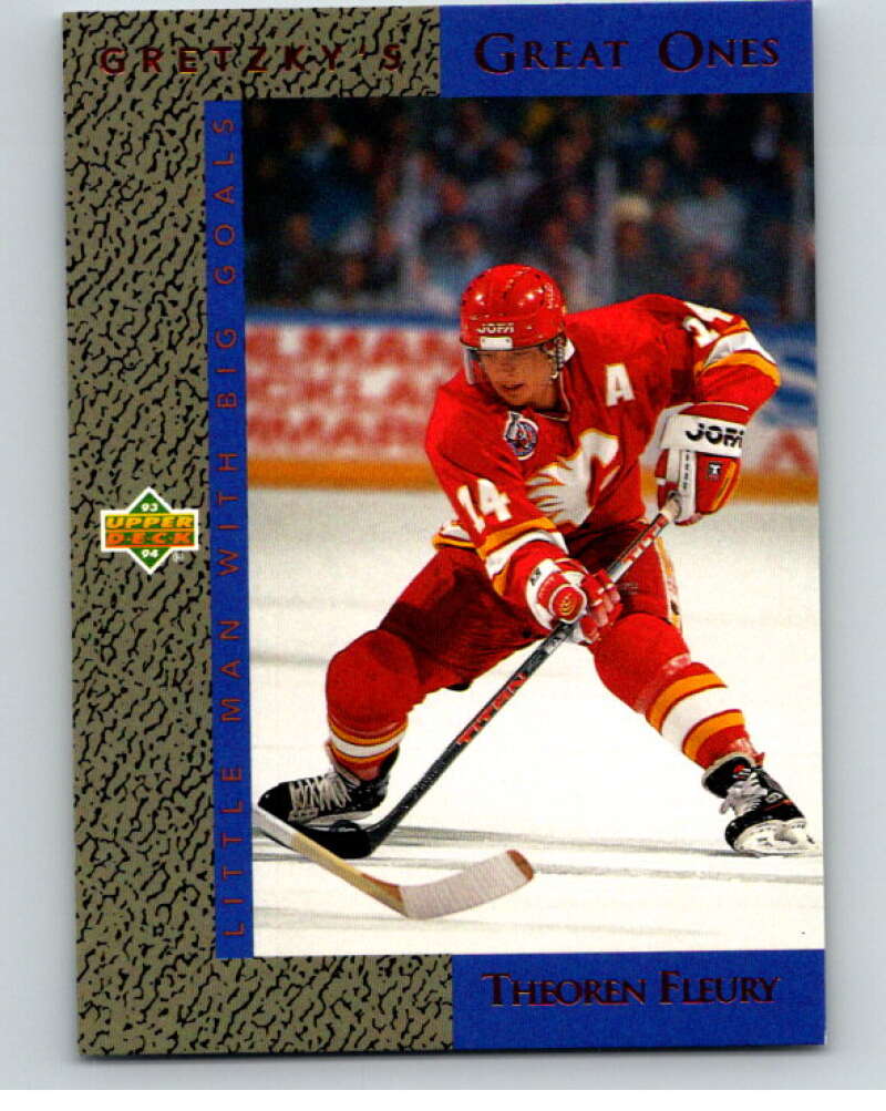 1993-94 Upper Deck Gretzky's Great Ones #GG7 Theo Fleury   V65610 Image 1
