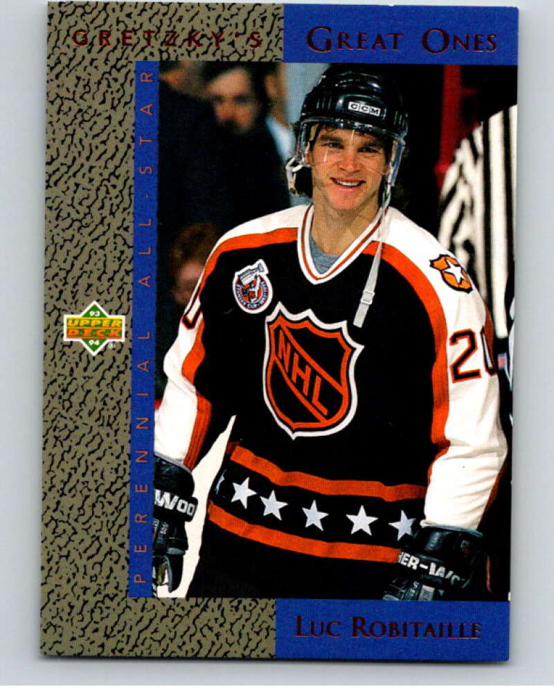 1993-94 Upper Deck Gretzky's Great Ones #GG8 Luc Robitaille   V65611 Image 1