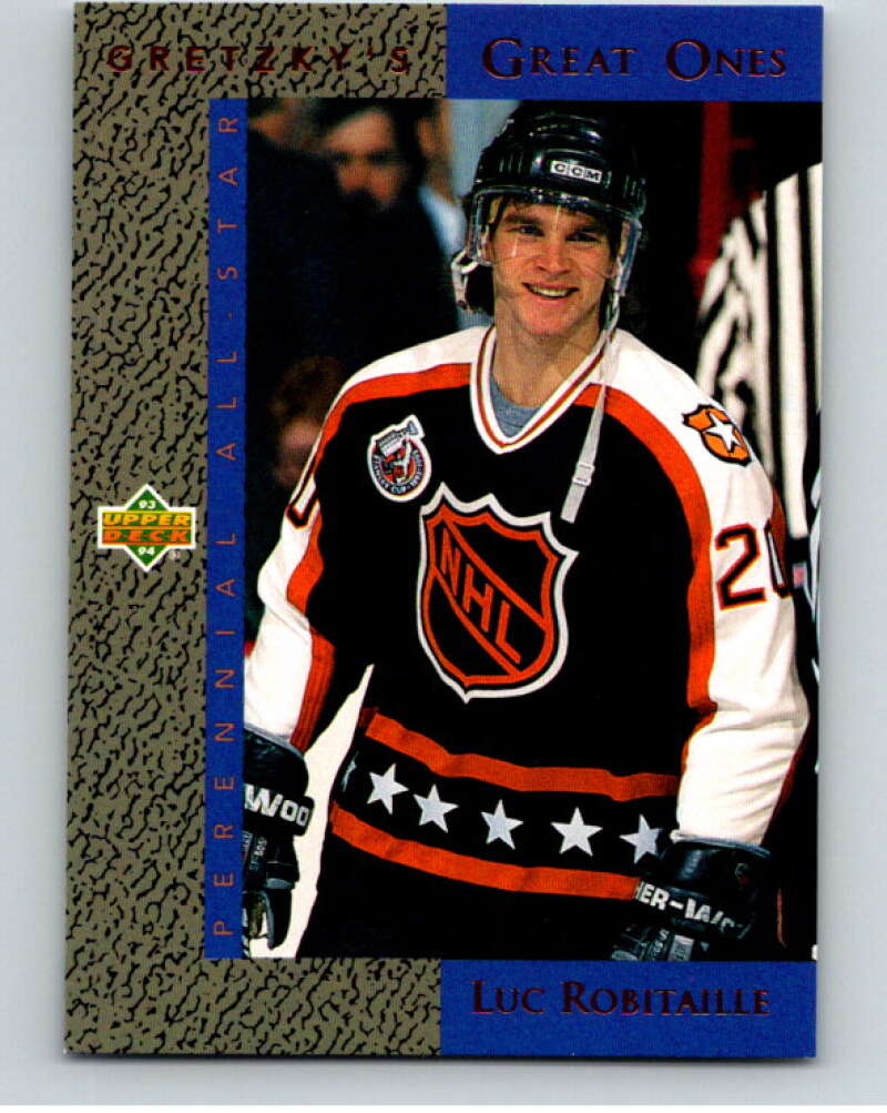 1993-94 Upper Deck Gretzky's Great Ones #GG8 Luc Robitaille   V65613 Image 1
