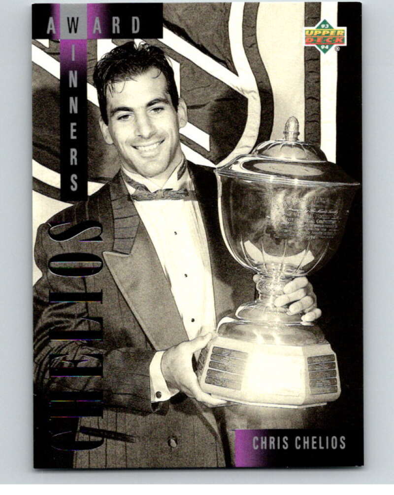 1993-94 Upper Deck Award Winners #AW5 Chris Chelios  V65616 Image 1
