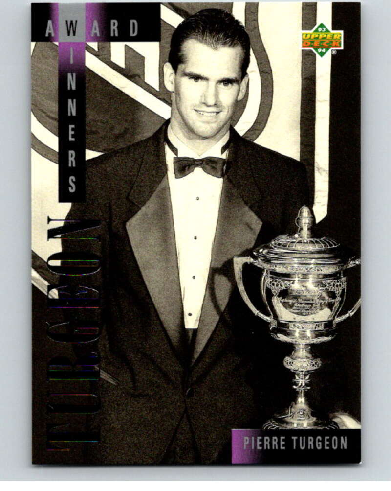 1993-94 Upper Deck Award Winners #AW7 Pierre Turgeon  V65617 Image 1