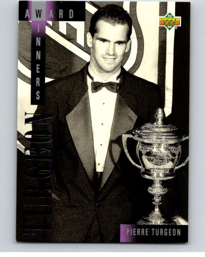 1993-94 Upper Deck Award Winners #AW7 Pierre Turgeon  V65618 Image 1