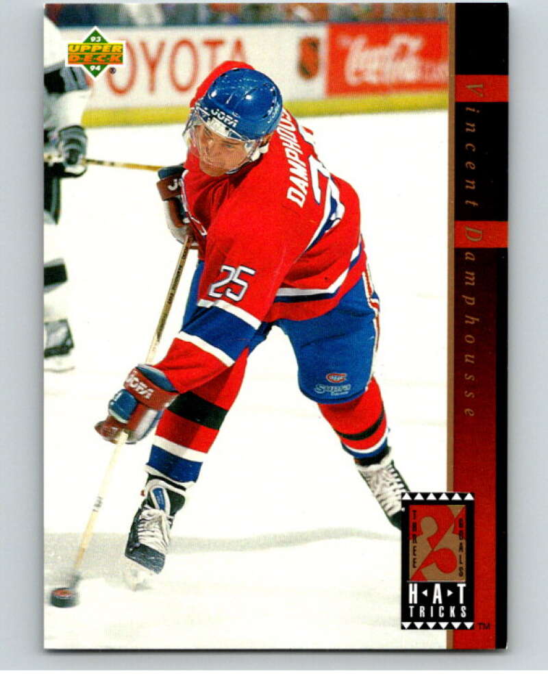 1993-94 Upper Deck Hat Tricks #HT8 Vincent Damphousse  V65624 Image 1