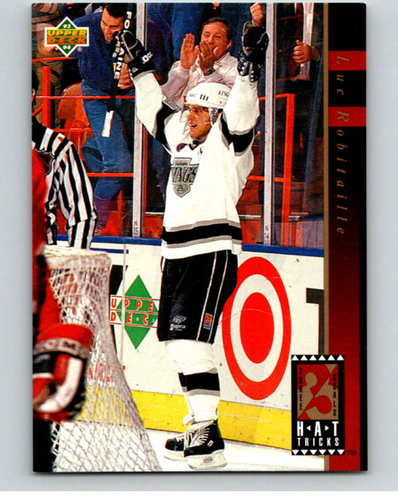 1993-94 Upper Deck Hat Tricks #HT17 Luc Robitaille  V65626 Image 1
