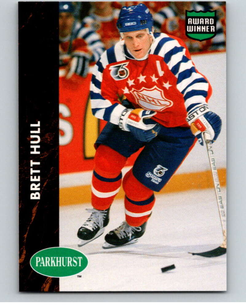 1991-92 Parkhurst PHC #PHC6 Brett Hull  St. Louis Blues  V65644 Image 1