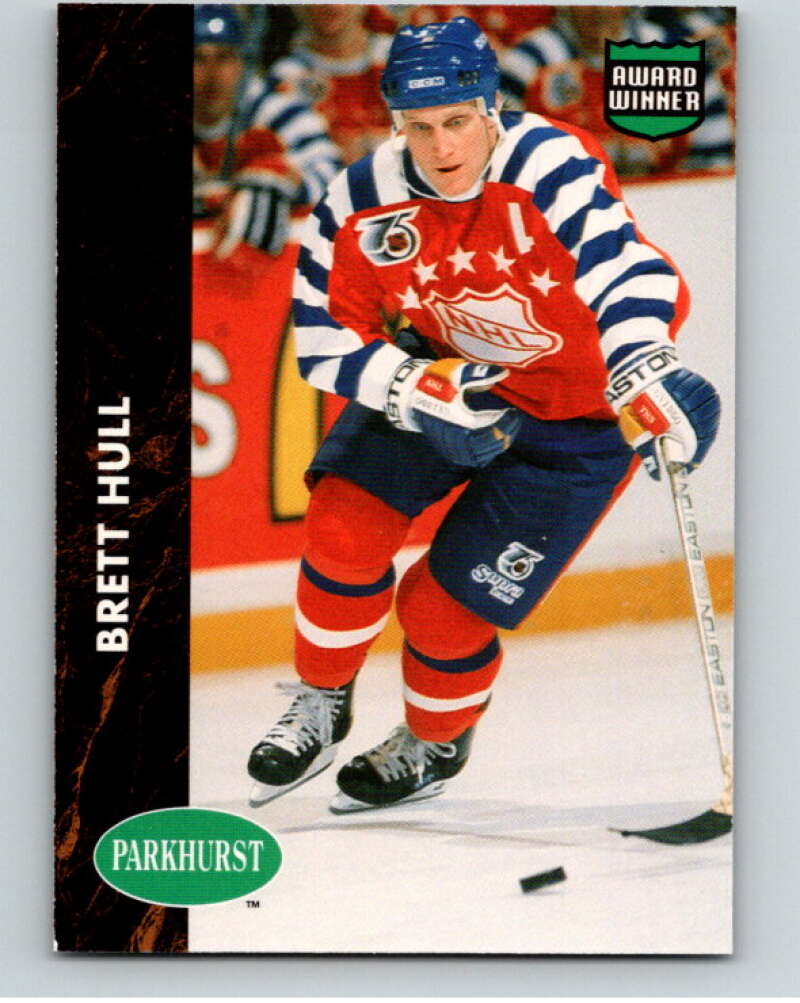 1991-92 Parkhurst PHC #PHC6 Brett Hull  St. Louis Blues  V65646 Image 1