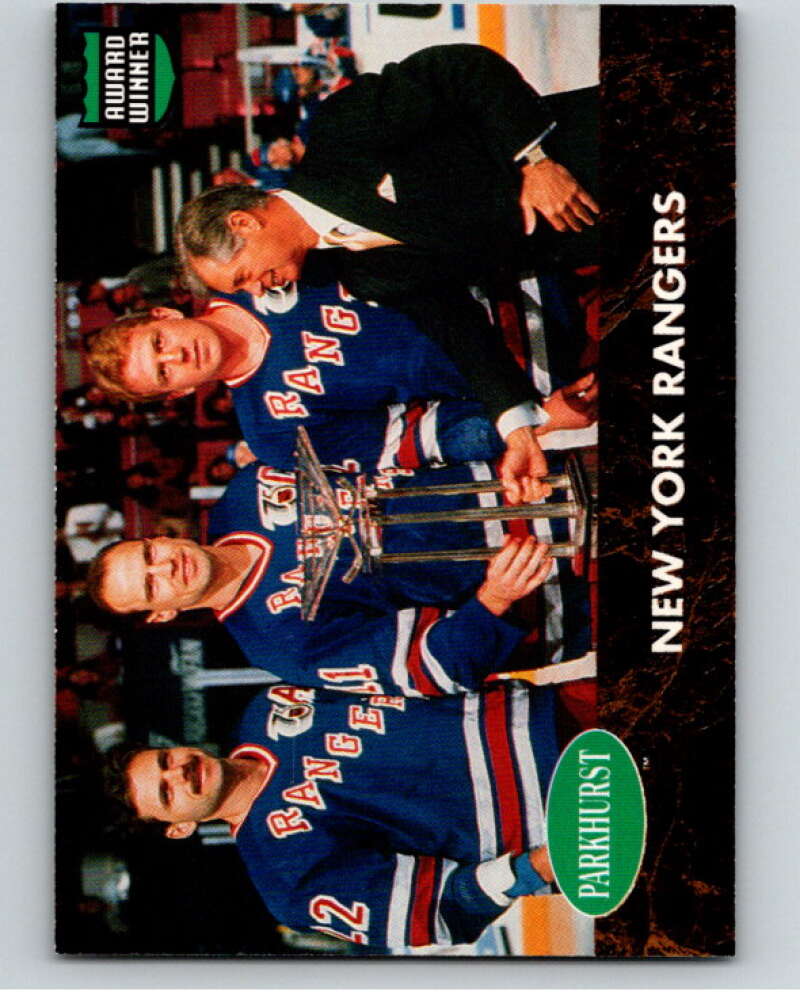1991-92 Parkhurst PHC #PHC8 Brian Leetch/Mark Messier Rangers  V65650 Image 1
