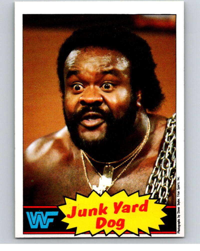 1985 Topps WWF #4 Junk Yard Dog  V65660 Image 1