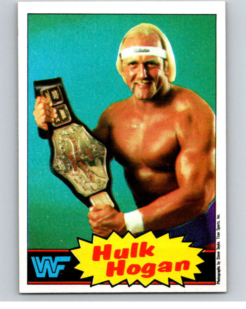 1985 Topps WWF #16 Hulk Hogan Rookie RC  V65661 Image 1