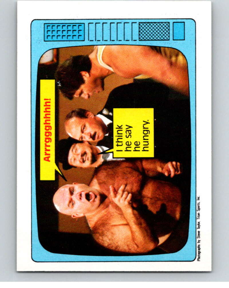 1985 Topps WWF #65 George Steele/Gene Okerlund   V65673 Image 1