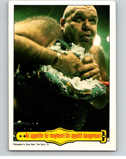 1985 O-Pee-Chee WWF #31 An Appetite For Mayhem!   V65728 Image 1